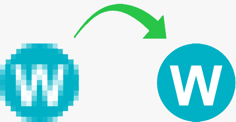 3. We convert your logo for you!